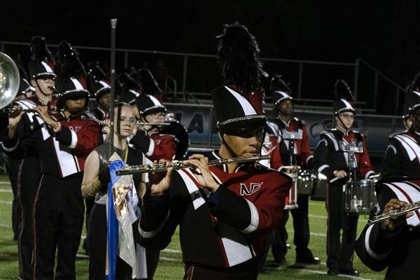 North County High School Marching Band Performing